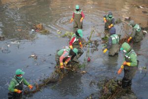 विष्णुमति नदी सरसफाई तीब्र रुपमा हुँदै (तस्बिरहरु)