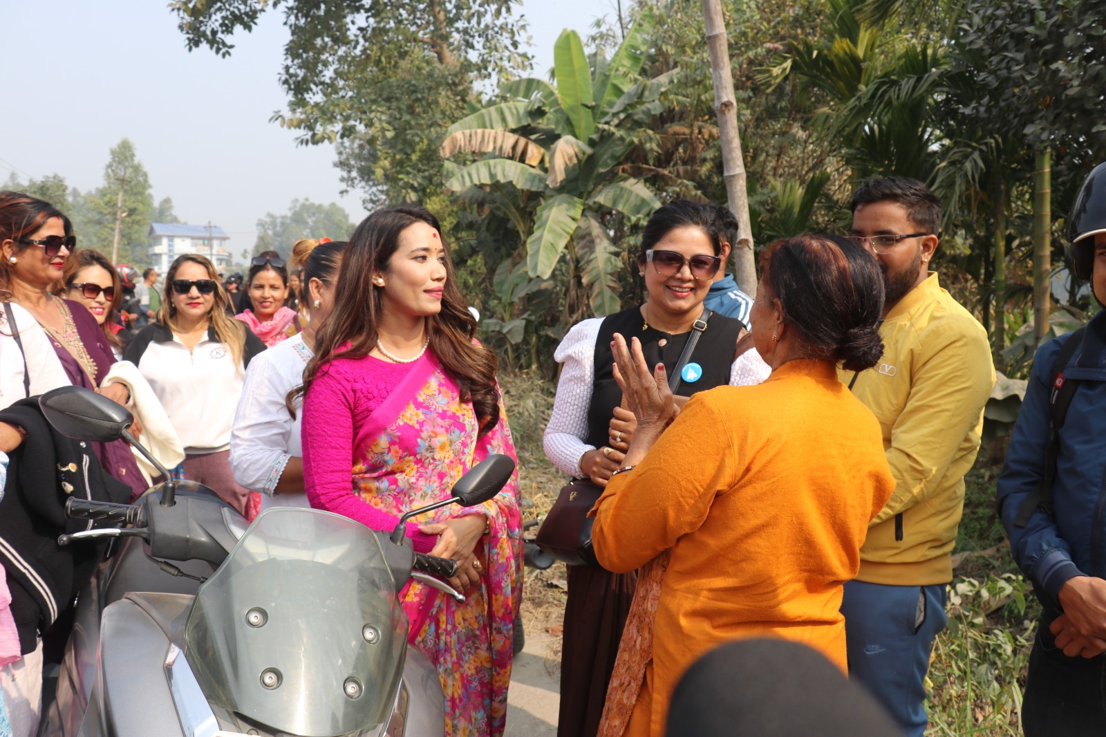 झापा–५ मा रास्वपाको बिहानको घरदैलो कार्यक्रम सम्पन्न, दिउँसो पुनः कार्यक्रम तय