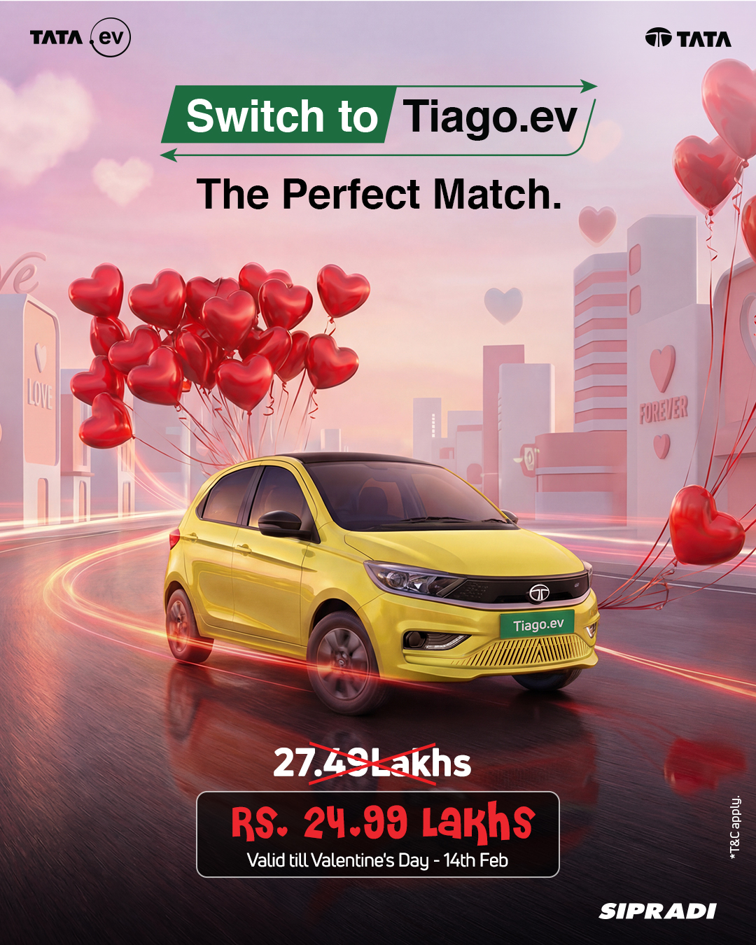 अब टाटा टियागो ईभी मात्र २४ लाख ९९ हजारमै पाइने