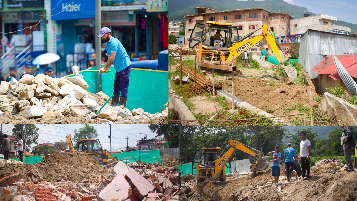 सर्वोच्चको फैसलापछि बूढानीलकण्ठ स्कुलले हटायो अनधिकृत टहरा, सीमाना निर्माण प्रक्रिया शुरू