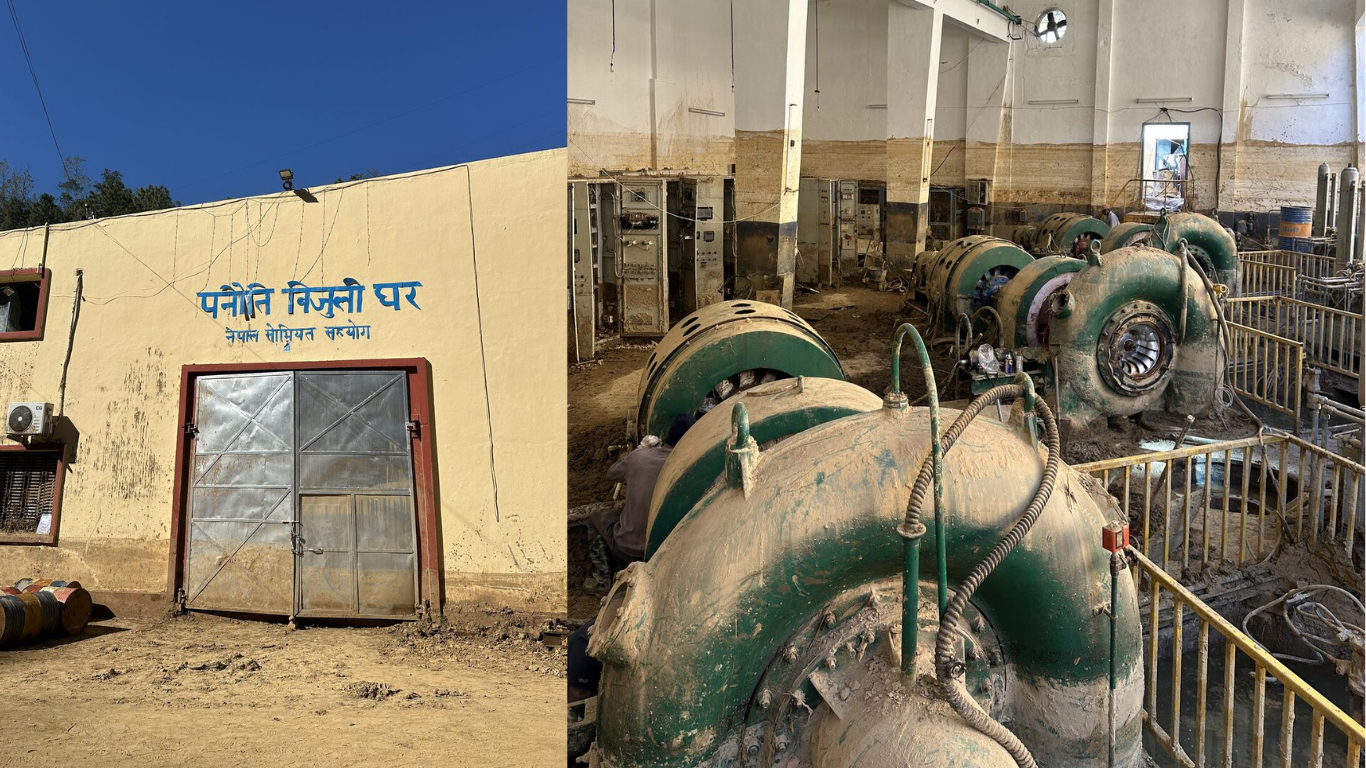 बाढीले क्षतिग्रस्त पनौती जलविद्युत् केन्द्र पुनर्निर्माण तीव्र, सञ्चालनमा आउन अझै एक वर्ष लाग्ने