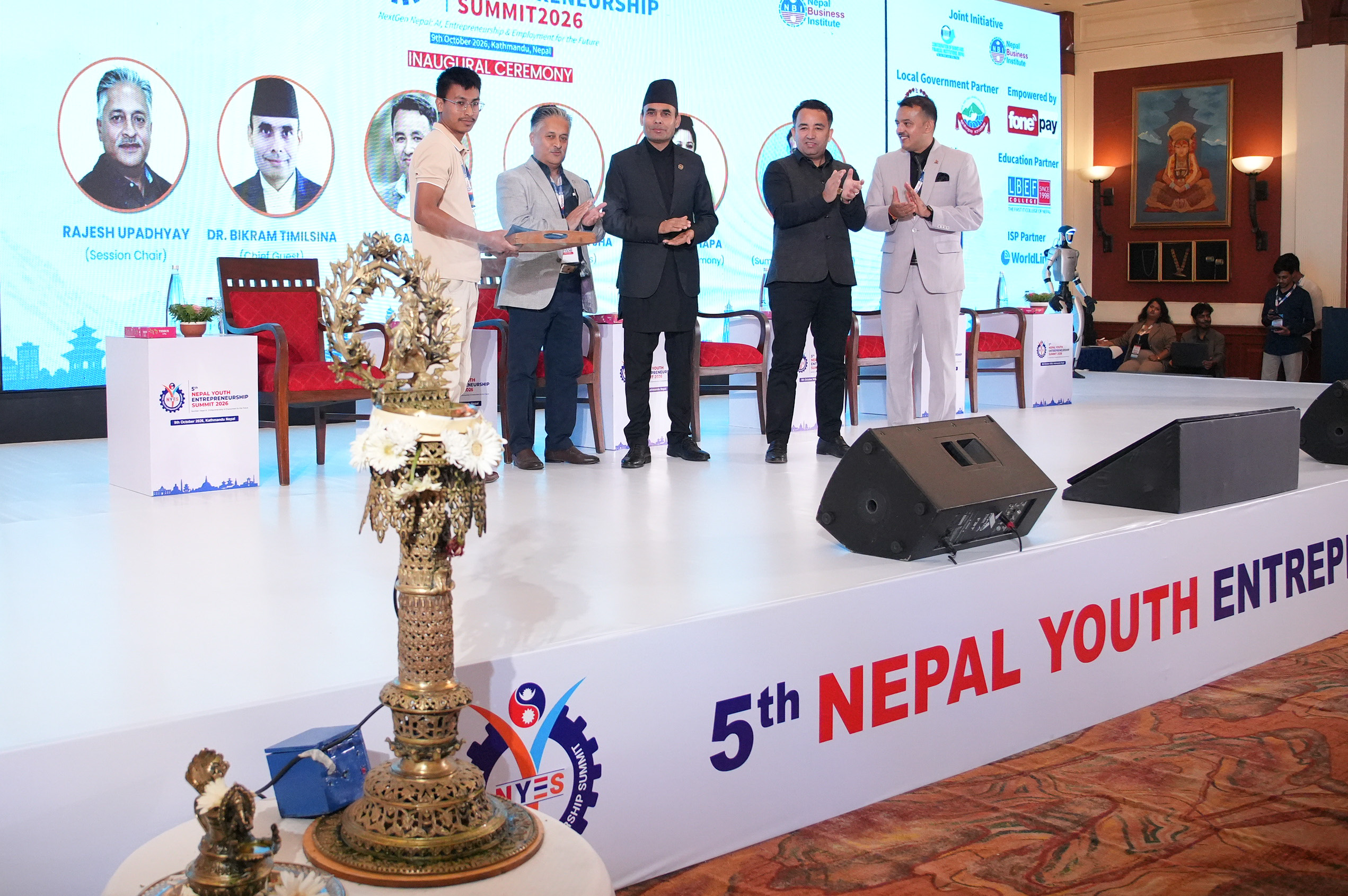 नेपाल युवा उद्यमशीलता सम्मेलन २०८३ आजदेखि सुरू: एआई र रोजगारीमा केन्द्रित