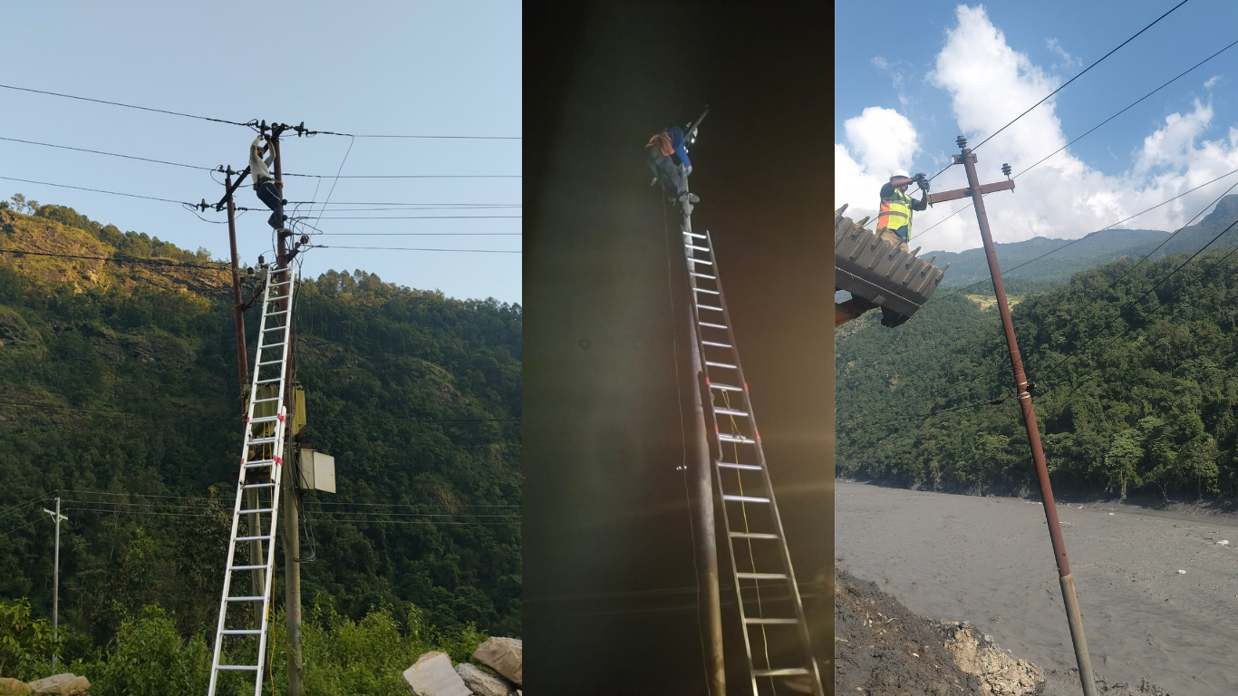 धार्चेबाहेक सबै क्षेत्रमा विद्युत् आपूर्ति पुनः सञ्चालन, खोर्लाबेंसीमा आजै पुर्‍याउने प्रयास