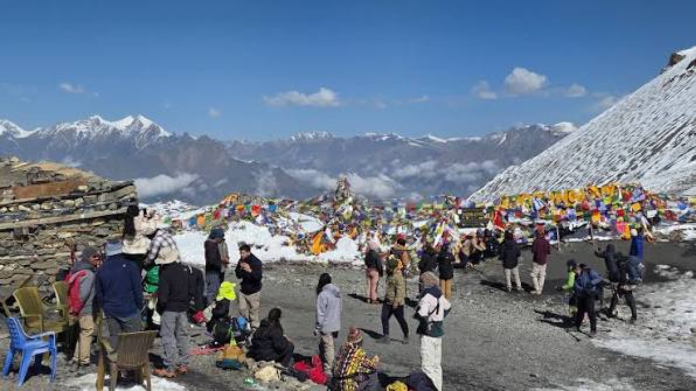 थोरङला पास हुँदै दुई सातामा ७७२ पर्यटक मुस्ताङमा